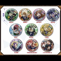 Pita! Defome My Hero Academia Genkai Toppa Can Badge [SET OF 10]