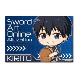 Sword Art Online -Alicization- GyuGyutto Big Square Can Badge Kirito 11 years old