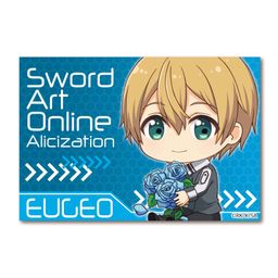 Sword Art Online -Alicization- GyuGyutto Big Square Can Badge Eugeo