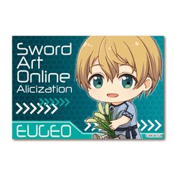 Sword Art Online -Alicization- GyuGyutto Big Square Can Badge Eugeo 11 years old