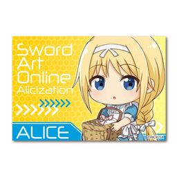 Sword Art Online -Alicization- GyuGyutto Big Square Can Badge Alice 11 years old
