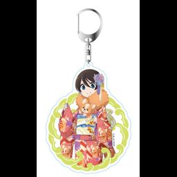 Yurucamp Original Illustration Ena Acrylic Key Chain
