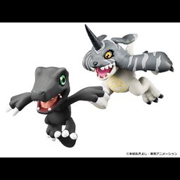 DigiColle Black Agumon & Black Gabumon