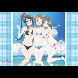 Bushiroad Rubber Mat Collection Vol. 320 High School Fleet Akeno & Mashiro & Moeka