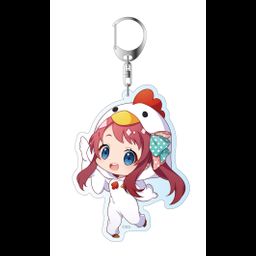 Zombie Land Saga Deka Key Chain Minamoto Sakura Kimi no Kokoro ni Nice Bird Saga Ver.