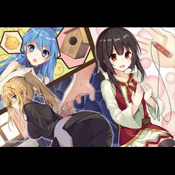 Bushiroad Rubber Mat Collection Vol. 322 Kadokawa Sneaker Bunko Kono Subarashii Sekai ni Shukufuku wo! Aqua & Megumin & Darkness Part. 2 (52x35cm)