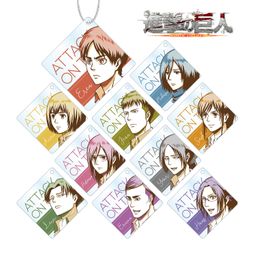Attack on Titan Trading Acrylic Key Chain Color Palette Ver. [SET OF 10]