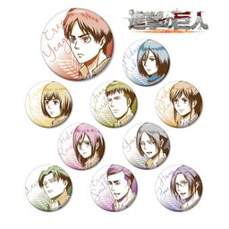 Attack on Titan Trading Can Badge Color Palette Ver. Vol. 3 [SET OF 10]