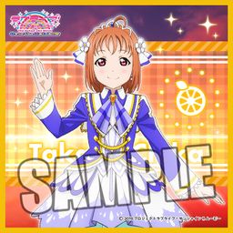 Love Live! Sunshine!! The School Idol Movie Over the Rainbow Microfiber Mini Towel Takami Chika