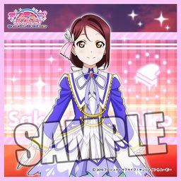 Love Live! Sunshine!! The School Idol Movie Over the Rainbow Microfiber Mini Towel Sakurauchi Riko