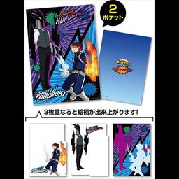 My Hero Academia 2 Pocket Clear File Todoroki VS Kurogiri