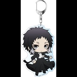 Bungou Stray Dogs DEAD APPLE Deka Key Chain Puni Chara Akutagawa Ryunosuke