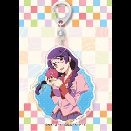 Monogatari Series Pukupuku Acrylic Key Chain Hanekawa Tsubasa