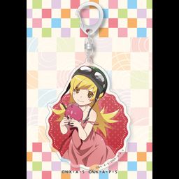 Monogatari Series Pukupuku Acrylic Key Chain Oshino Shinobu