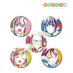 Yurucamp Trading Ani-Art Can Badge Vol. 2 [SET OF 5]