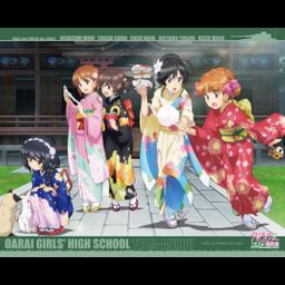 GIRLS und PANZER das Finale Canvas Board Oarai Girls High School