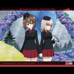GIRLS und PANZER das Finale Canvas Board Kuromorimine Girls High School