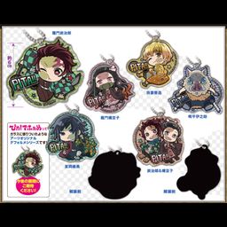 Pita! Defome Demon Slayer: Kimetsu no Yaiba Acrylic Key Chain [SET OF 8]