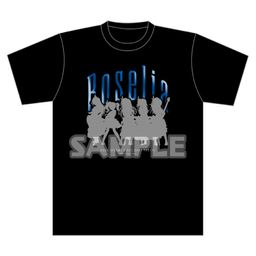 BanG Dream! Girls Band Party! Foil print T-shirt Roselia (M/L/XL size)