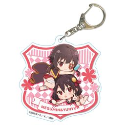 Kono Subarashii Sekai ni Shukufuku wo! Kurenai Densetsu Pukasshu Choi Deka Acrylic Key Chain Swimwear Ver. Megumin & Yunyun