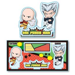One-Punch Man Pukasshu Acrylic Figure Saitama & Garo