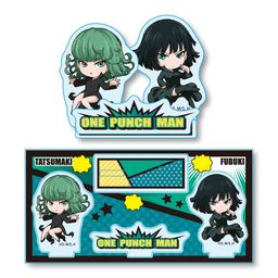 One-Punch Man Pukasshu Acrylic Figure Tornado of Terror & Blizzard of Hell