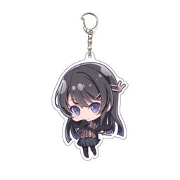 Deka Acrylic Key Chain Seishun Buta Yaro wa Bunny Girl-senpai no Yume wo Minai 01 Sakurajima Mai (Mini Character)