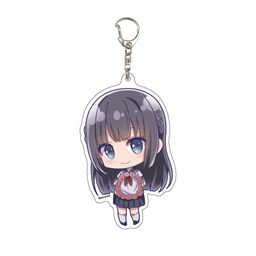 Deka Acrylic Key Chain Seishun Buta Yaro wa Bunny Girl-senpai no Yume wo Minai 06 Makinohara Shoko Junior High School Student (Mini Character)