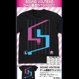 SOUND VOLTEX SOUND VOLTEX T-shirt Black (S/M/L/XL Size)