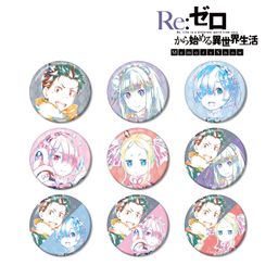 Re:Zero kara Hajimeru Isekai Seikatsu Memory Snow Trading Ani-Art Can Badge [SET OF 9]