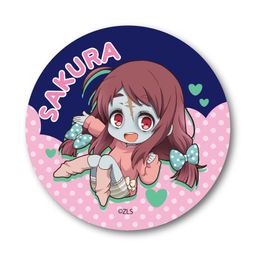 Zombie Land Saga Pukasshu Can Badge Minamoto Sakura