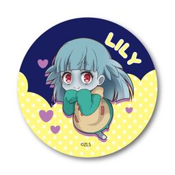 Zombie Land Saga Pukasshu Can Badge Hoshikawa Lily