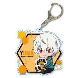 World Trigger GyuGyutto Choi Deka Acrylic Key Chain Kuga Yuma