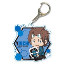 World Trigger GyuGyutto Choi Deka Acrylic Key Chain Jin Yuichi