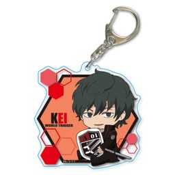 World Trigger GyuGyutto Choi Deka Acrylic Key Chain Tachikawa Kei