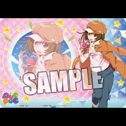 Character Rubber Mat Monogatari Series Pukupuku Sengoku Nadeko (52x37cm)