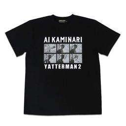 Yatterman Ai-chan Transform T-shirt Black (S/M/L/XL Size)
