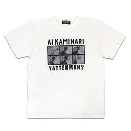 Yatterman Ai-chan Transform T-shirt White (S/M/L/XL Size)
