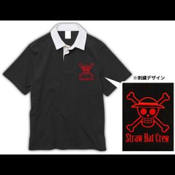 One Piece Rugger Shirt Straw Hat Crew (L Size)