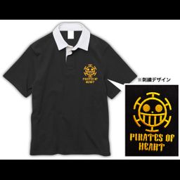 One Piece Rugger Shirt Heart Pirates (L Size)