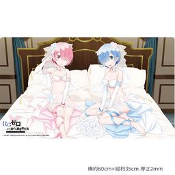 Re:Zero kara Hajimeru Isekai Seikatsu Rubber Mat Ram & Rem Wedding (60x35cm)