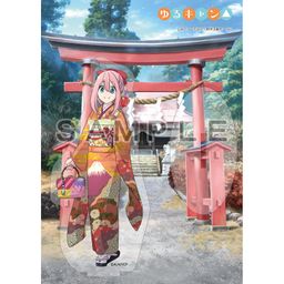 Yurucamp Original Illustration Acrylic Stand Kagamihara Nadeshiko Kimono