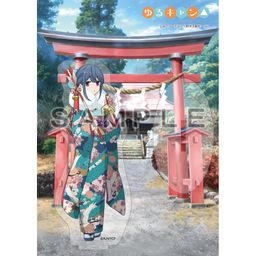 Yurucamp Original Illustration Acrylic Stand Shima Rin Kimono