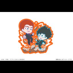 Mob Psycho 100 II Deka Rubber Strap Vol. 2 04 Mob & Suzuki Touichirou