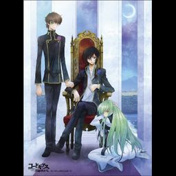 Code Geass Lelouch of the Rebellion Acrylic Plate Lelouch & Suzaku & C.C.