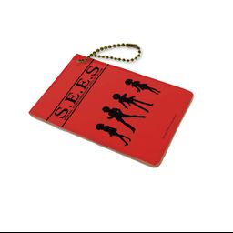 Chara Pass Case Persona 3 01 4 Characters Group Red (Graff Art Design)