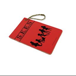 Chara Pass Case Persona 3 02 6 Characters Group Red (Graff Art Design)