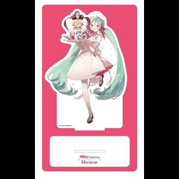 Hatsune Miku Characters Macaron Release Memorial Goods Acrylic Stand Figure Medium Size