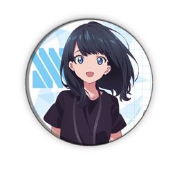 Can Badge SSSS.Gridman 03 Takarada Rikka (Official Original Illustration)