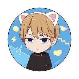 Kaguya-sama: Love is War Can Badge Shirogane Miyuki Deformed Ver.